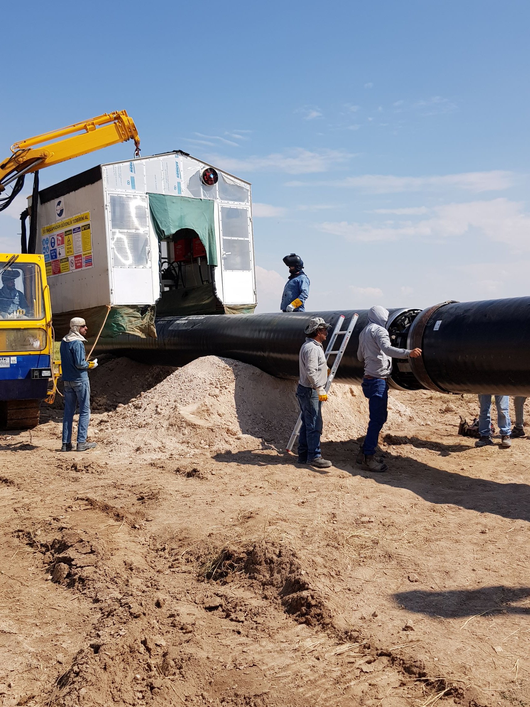 Himmetdede-Kalaba Arası Altın Madeni Sahası 40" Botaş Boru Hattı Deplasesi
