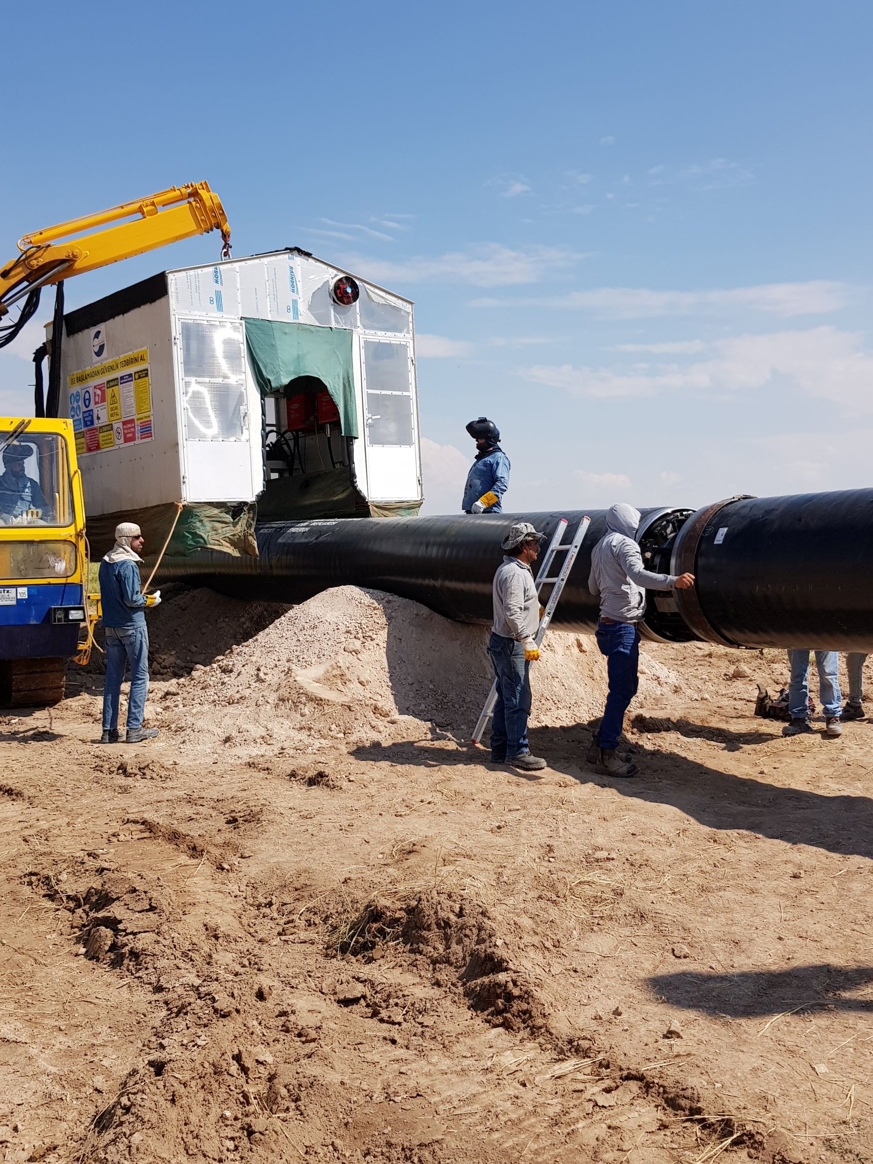 Himmetdede-Kalaba Arası Altın Madeni Sahası 40"  Botaş Boru Hattı Deplasesi