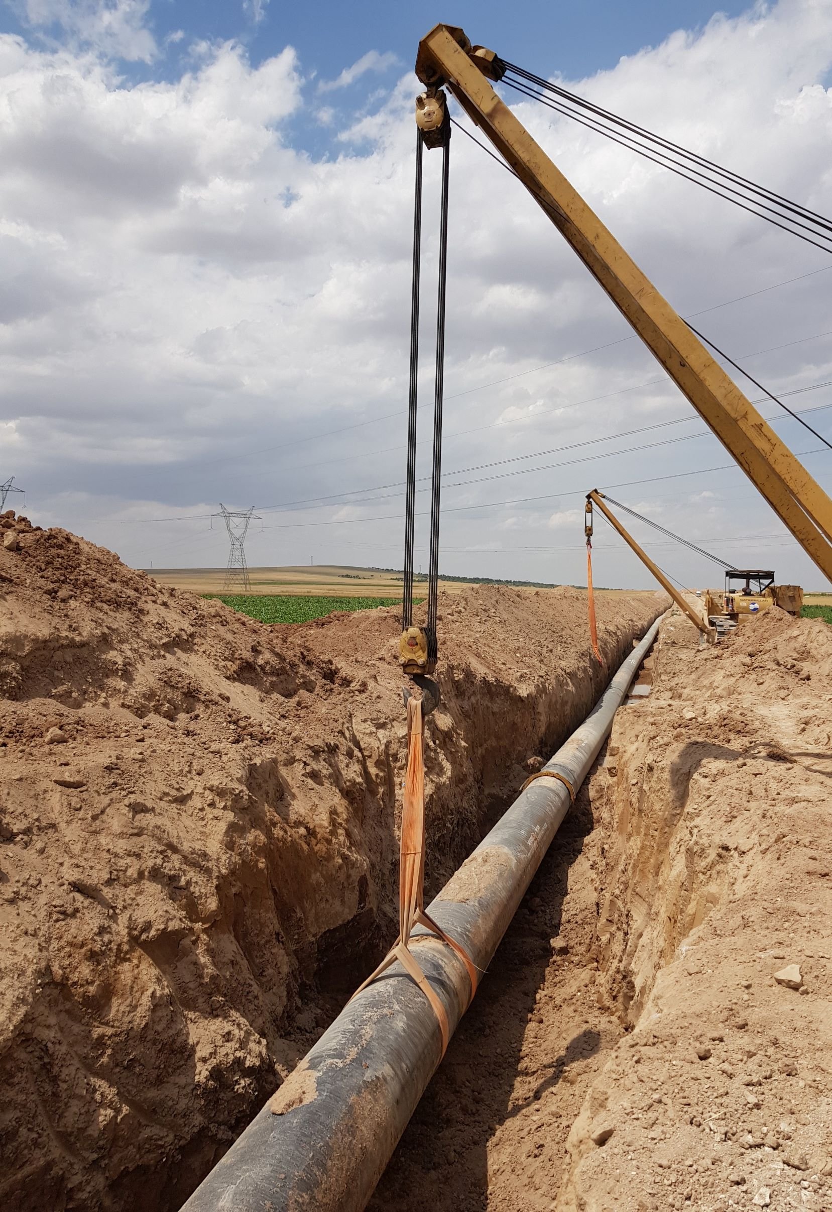 Himmetdede-Kalaba Arası Altın Madeni Sahası 40"  Botaş Boru Hattı Deplasesi